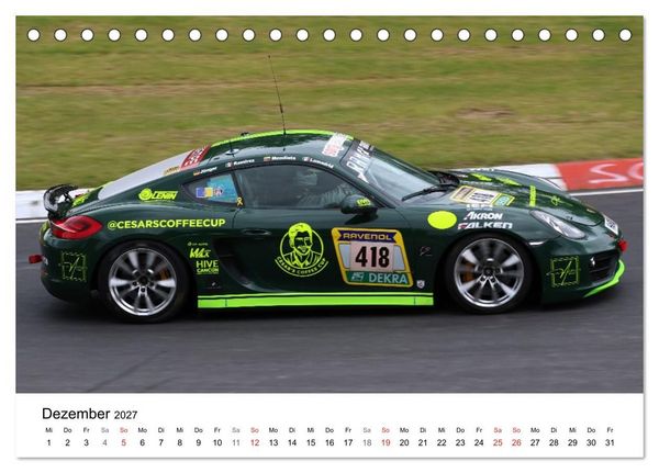 Produktbild: Motorsport aus Zuffenhausen (Tischkalender 2027 DIN A5 quer), CALVENDO Monatskalender