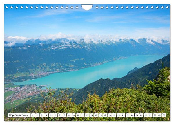 Produktbild: Faszination Berner Oberland - Thuner- und Brienzersee (Wandkalender 2026 DIN A4 quer), CALVENDO Monatskalender