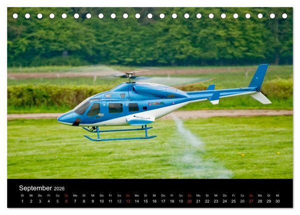 Produktbild: Modellhubschrauber (Tischkalender 2026 DIN A5 quer), CALVENDO Monatskalender