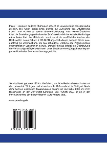 Produktbild: Die Entkriminalisierung des &sect; 173 StGB