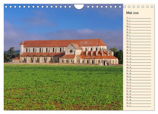 Produktbild: Burgund - Das gr&uuml;ne Herz Frankreichs (Wandkalender 2026 DIN A4 quer), CALVENDO Monatskalender