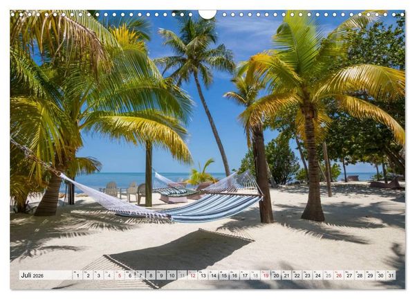 Produktbild: FLORIDA KEYS UND KEY WEST Malerische Reiseroute (Wandkalender 2026 DIN A3 quer), CALVENDO Monatskalender