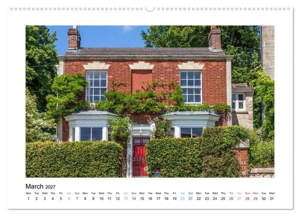 Produktbild: Cotswolds Gardens and Cottages (High Quality Premium Wall Calendar 2027 DIN A2 landscape),CALVENDO 12 Month Wall Calendar