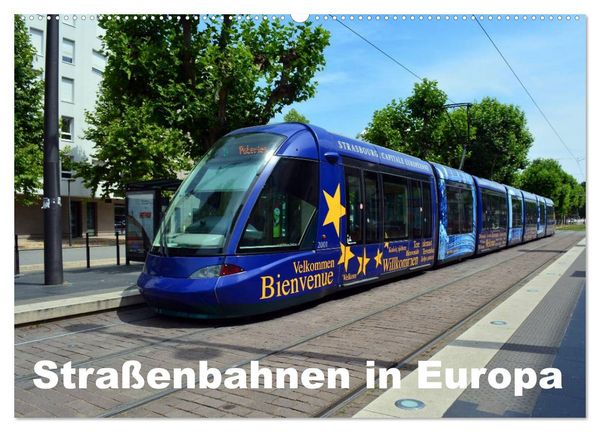 Produktbild: Stra&szlig;enbahnen in Europa (Wandkalender 2026 DIN A2 quer), CALVENDO Monatskalender
