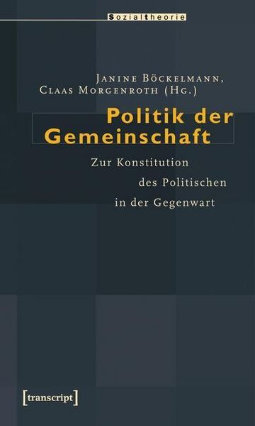 Produktbild: Politik der Gemeinschaft