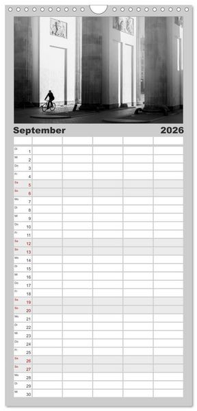 Produktbild: Familienplaner 2026 - berlin specials mit 5 Spalten (Wandkalender, 21 x 45 cm) CALVENDO
