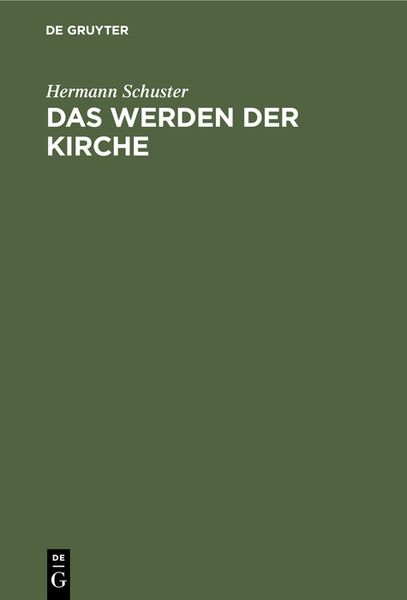 Produktbild: Das Werden der Kirche