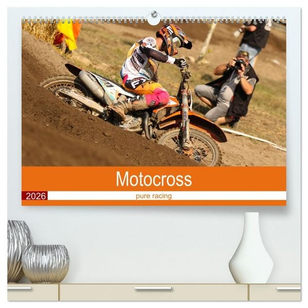 Motocross 2026 (hochwertiger Premium Wandkalender 2026 DIN A2 quer), Kunstdruck in Hochglanz
