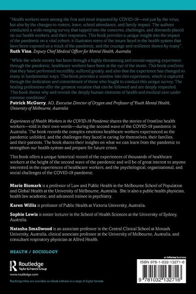 Produktbild: Experiences of Health Workers in the COVID-19 Pandemic