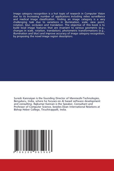 Produktbild: Image Category Recognition using Invariant and Discriminative Features