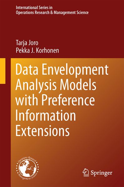 Produktbild: Extension of Data Envelopment Analysis with Preference Information