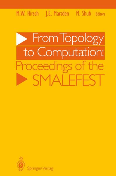 Produktbild: From Topology to Computation: Proceedings of the Smalefest
