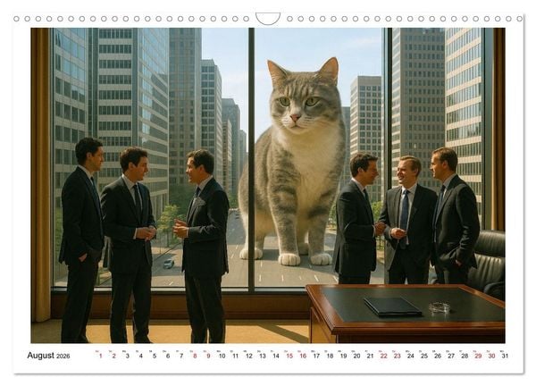 Produktbild: Katzen Weltherrschaft (Wandkalender 2026 DIN A3 quer), CALVENDO Monatskalender