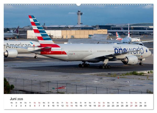 Produktbild: Flieger von Boeing (Wandkalender 2026 DIN A2 quer), CALVENDO Monatskalender