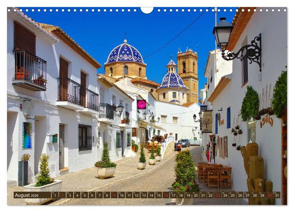 Produktbild: Costa Blanca - Die wei&szlig;e K&uuml;ste Spaniens (Wandkalender 2026 DIN A3 quer), CALVENDO Monatskalender