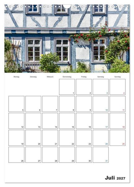 Produktbild: Rheingau Terminplaner (Wandkalender 2027 DIN A3 hoch), CALVENDO Monatskalender