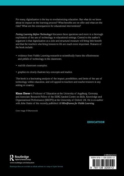 Produktbild: Putting Learning Before Technology!
