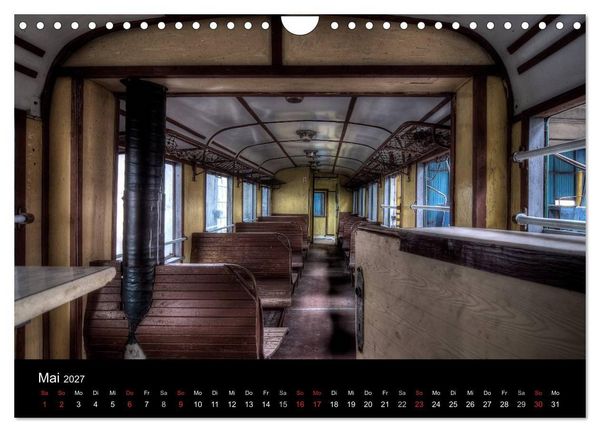 Produktbild: Verlassene Orte - Die Lokomotivwerkstatt (Wandkalender 2027 DIN A4 quer), CALVENDO Monatskalender