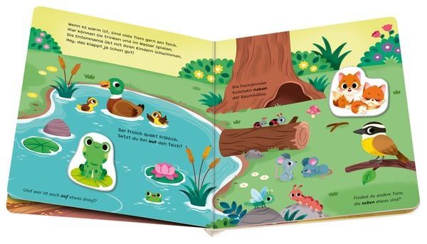 Produktbild: Play+ Mein Spiel mit-Magnetbuch Komm, wir lernen was wo ist - ab 18 Monate