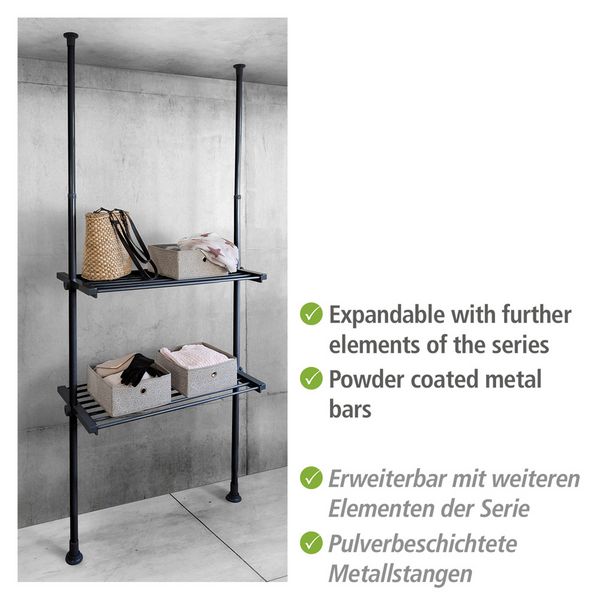 Produktbild: Regalboden Mod. Herkules Schwarz, passend zum Teleskop-System Herkules