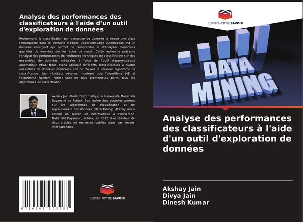 Produktbild: Analyse des performances des classificateurs &agrave; l'aide d'un outil d'exploration de donn&eacute;es