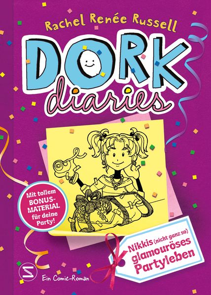 Produktbild: DORK Diaries, Band 02: Nikkis (nicht ganz so) glamour&ouml;ses Partyleben: Mit tollem Bonusmaterial f&uuml;r deine Party