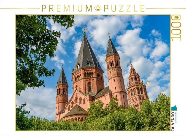 CALVENDO Puzzle Dom St.Martin, DAS Mainzer Wahrzeichen | 1000 Teile Lege-Größe 64x48cm Foto-Puzzle für glückliche Stunden