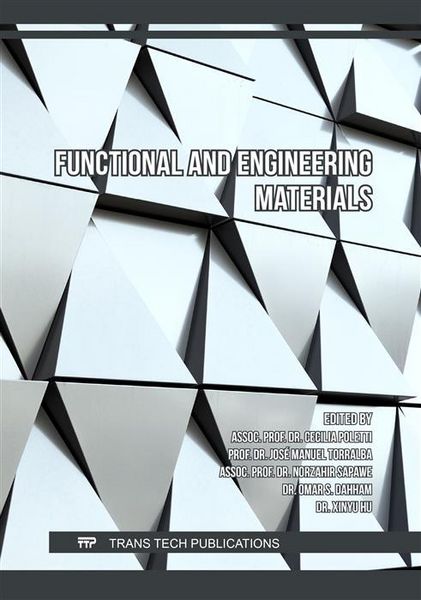 Produktbild: Functional and Engineering Materials (special topic publication)