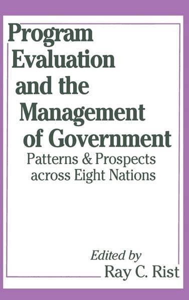Produktbild: Program Evaluation and the Management of Government