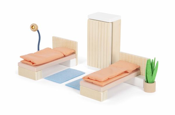 Produktbild: Small Foot 12631 - Puppenhausmöbel Schlafzimmer