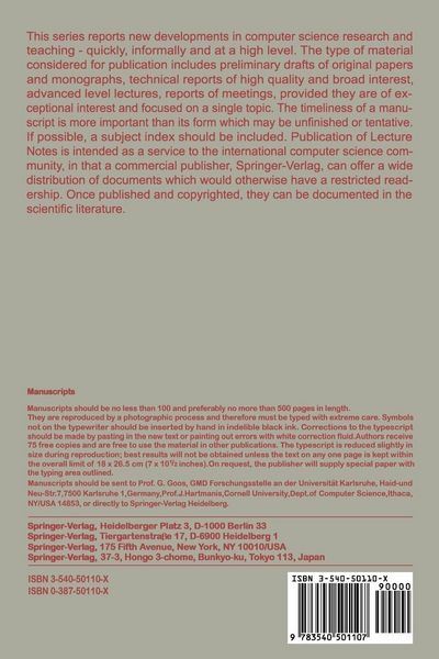 Produktbild: Mathematical Foundations of Computer Science 1988