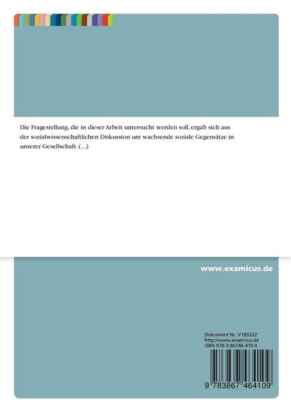 Produktbild: Die Auswirkungen von materieller Deprivation und Defiziten in der Ausbildung auf die Entstehung von Jugendkriminalit&auml;t und M&ouml;glichkeiten der Pr&auml;vention