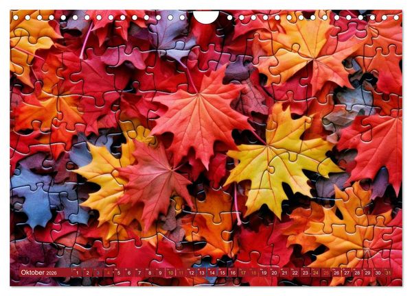 Produktbild: Faszination PUZZLE (Wandkalender 2026 DIN A4 quer), CALVENDO Monatskalender