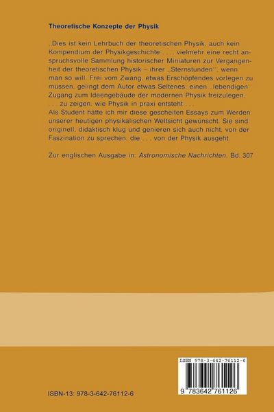 Produktbild: Theoretische Konzepte der Physik