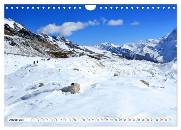 Produktbild: MANASLU HIMAL gewaltige Bergriesen (Wandkalender 2026 DIN A4 quer), CALVENDO Monatskalender