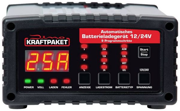 Produktbild: Dino KRAFTPAKET 136340 Kfz-Ladeger&auml;t 12 V, 24V