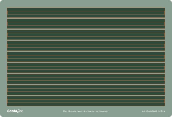 Produktbild: Brunnen Schreibtafel Scolaflex Lin. B1A &brvbar; gr&uuml;n