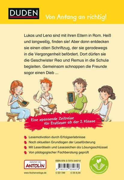 Produktbild: Duden Leseprofi &ndash; Ein Schultag im alten Rom, 2. Klasse