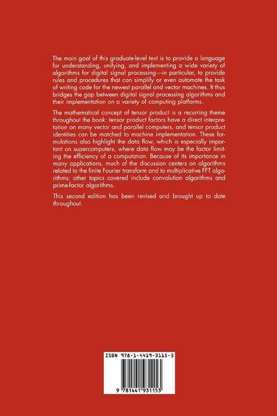 Produktbild: Algorithms for Discrete Fourier Transform and Convolution