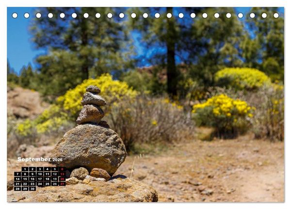 Produktbild: Auf Schusters Rappen... Gran Canaria (Tischkalender 2026 DIN A5 quer), CALVENDO Monatskalender