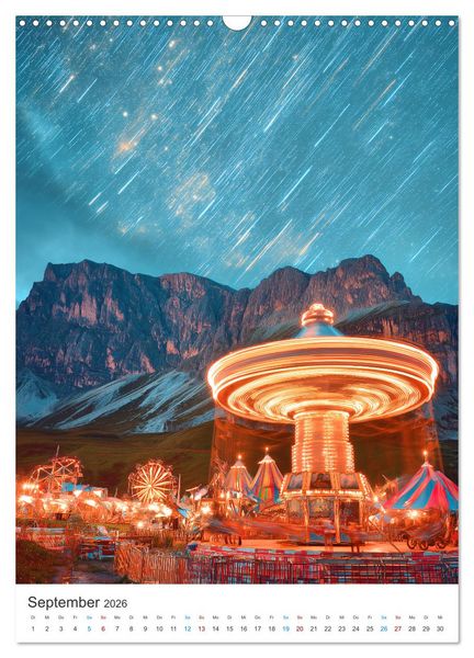 Produktbild: Lichtkarussell (Wandkalender 2026 DIN A3 hoch), CALVENDO Monatskalender
