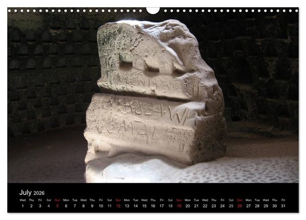 Produktbild: Monuments of Israel 2026 (Wall Calendar 2026 DIN A3 landscape), CALVENDO 12 Month Wall Calendar