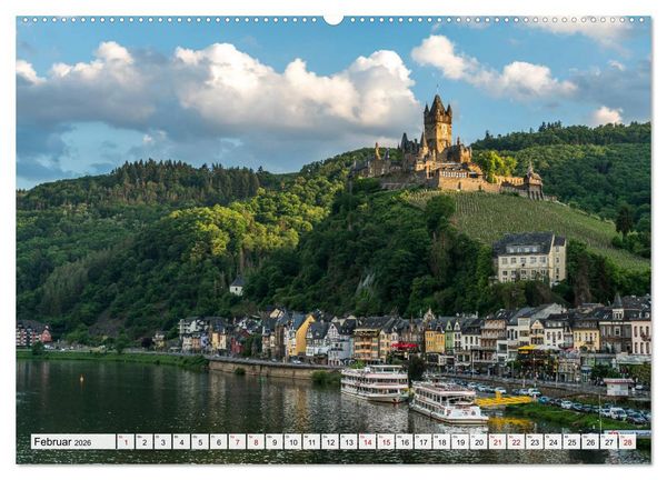 Produktbild: Die Mosel - Landkreis Cochem - Zell (hochwertiger Premium Wandkalender 2026 DIN A2 quer), Kunstdruck in Hochglanz