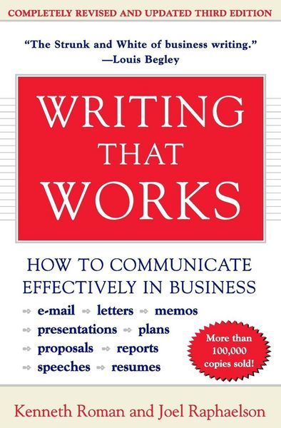 Produktbild: Writing That Works, 3rd Edition
