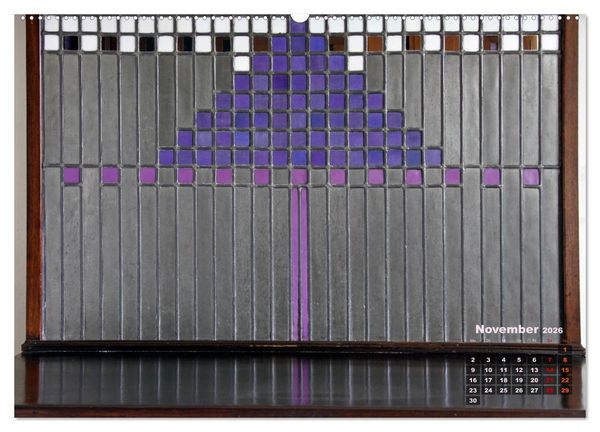 Produktbild: ArtDeco by Charles Rennie Mackintosh (Wandkalender 2026 DIN A2 quer), CALVENDO Monatskalender