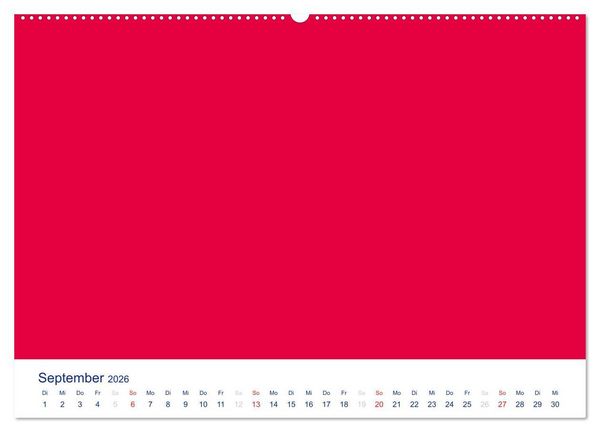 Produktbild: Farbiger Bastelkalender (Wandkalender 2026 DIN A2 quer), CALVENDO Monatskalender