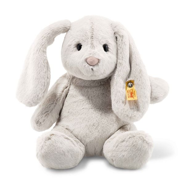 Produktbild: Steiff 080470 - Hoppie Hase, hellgrau, Pl&uuml;sch, 28 cm