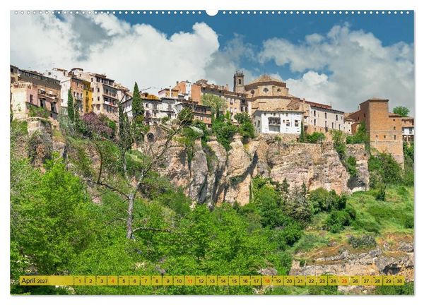 Produktbild: Die h&auml;ngenden H&auml;user von Cuenca (Wandkalender 2027 DIN A2 quer), CALVENDO Monatskalender