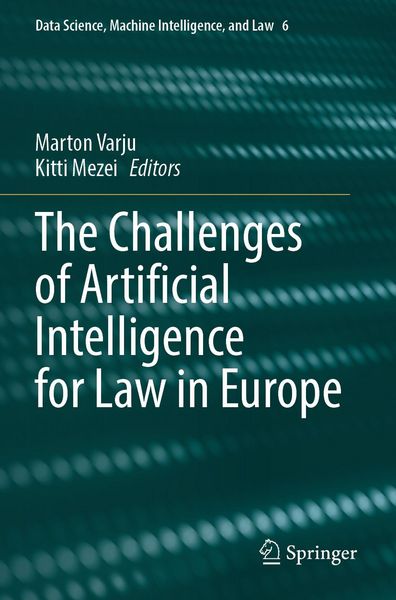 Produktbild: The Challenges of Artificial Intelligence for Law in Europe