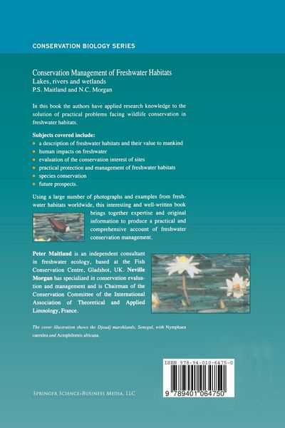 Produktbild: Conservation Management of Freshwater Habitats